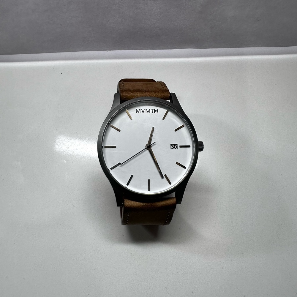 Men’s MVMT Watch. Brown. Used.